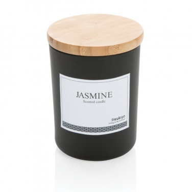 Logotrade promotional gift picture of: Ukiyo deluxe scented candle with bamboo lid