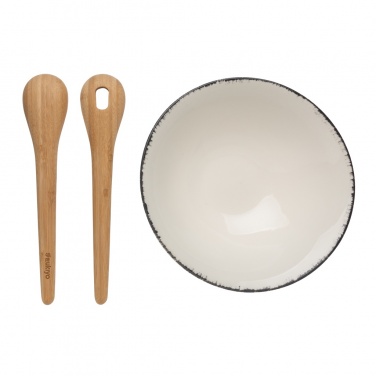 Logo trade promotional giveaway photo of: Ukiyo salad bowl with bamboo salad server
