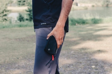 Logotrade promotional merchandise photo of: RCS recycled nubuck PU pouch first aid set mailable