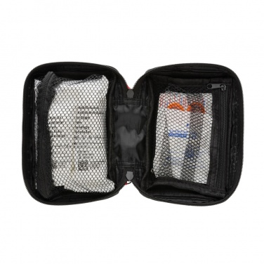 Logotrade promotional merchandise photo of: RCS recycled nubuck PU pouch  first aid set