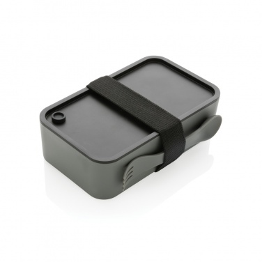 Logotrade business gifts photo of: GRS recycled PP lunch box with spork