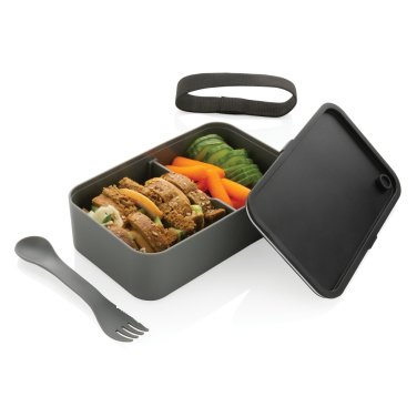 Logotrade business gift image of: GRS recycled PP lunch box with spork
