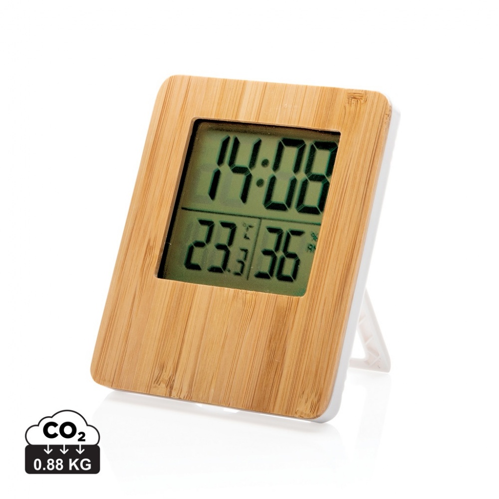 Logotrade promotional product picture of: Bamboo weather station