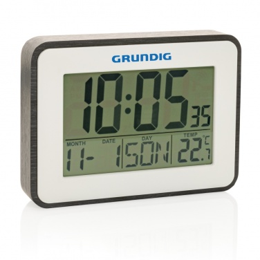 Logotrade promotional merchandise image of: Grundig weatherstation alarm and calendar