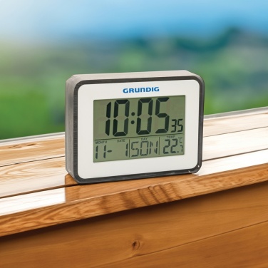 Logo trade advertising products image of: Grundig weatherstation alarm and calendar