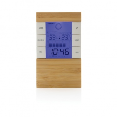 Logo trade promotional merchandise photo of: Utah RCS rplastic and bamboo weather station