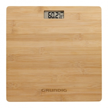 Logotrade promotional merchandise picture of: Grundig Bamboo Digital Body Scale