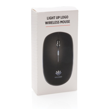 Logo trade corporate gifts picture of: Light up logo wireless mouse