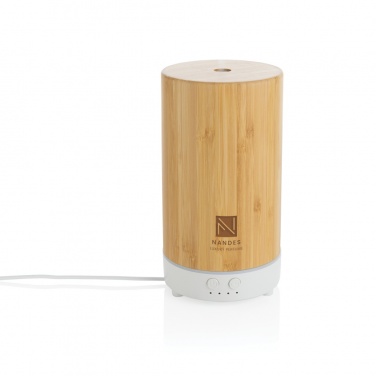Logo trade business gifts image of: RCS recycled plastic and bamboo aroma diffuser