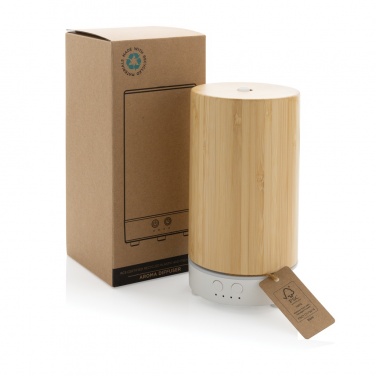 Logotrade business gift image of: RCS recycled plastic and bamboo aroma diffuser