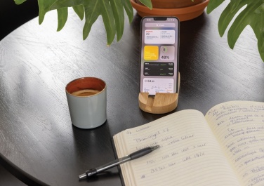 Logo trade corporate gifts picture of: Bamboo tablet and phone holder