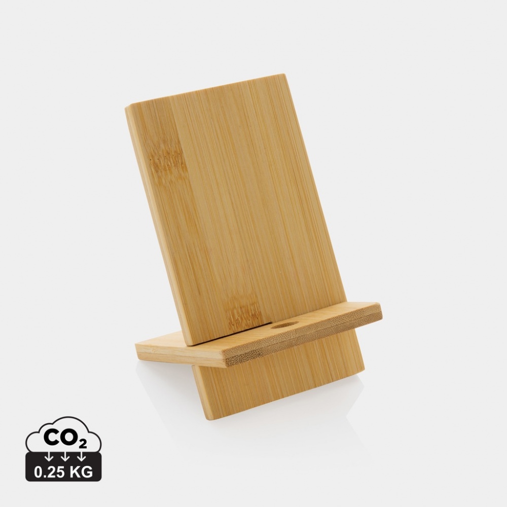 Logotrade promotional items photo of: Bamboo phone stand in kraft box