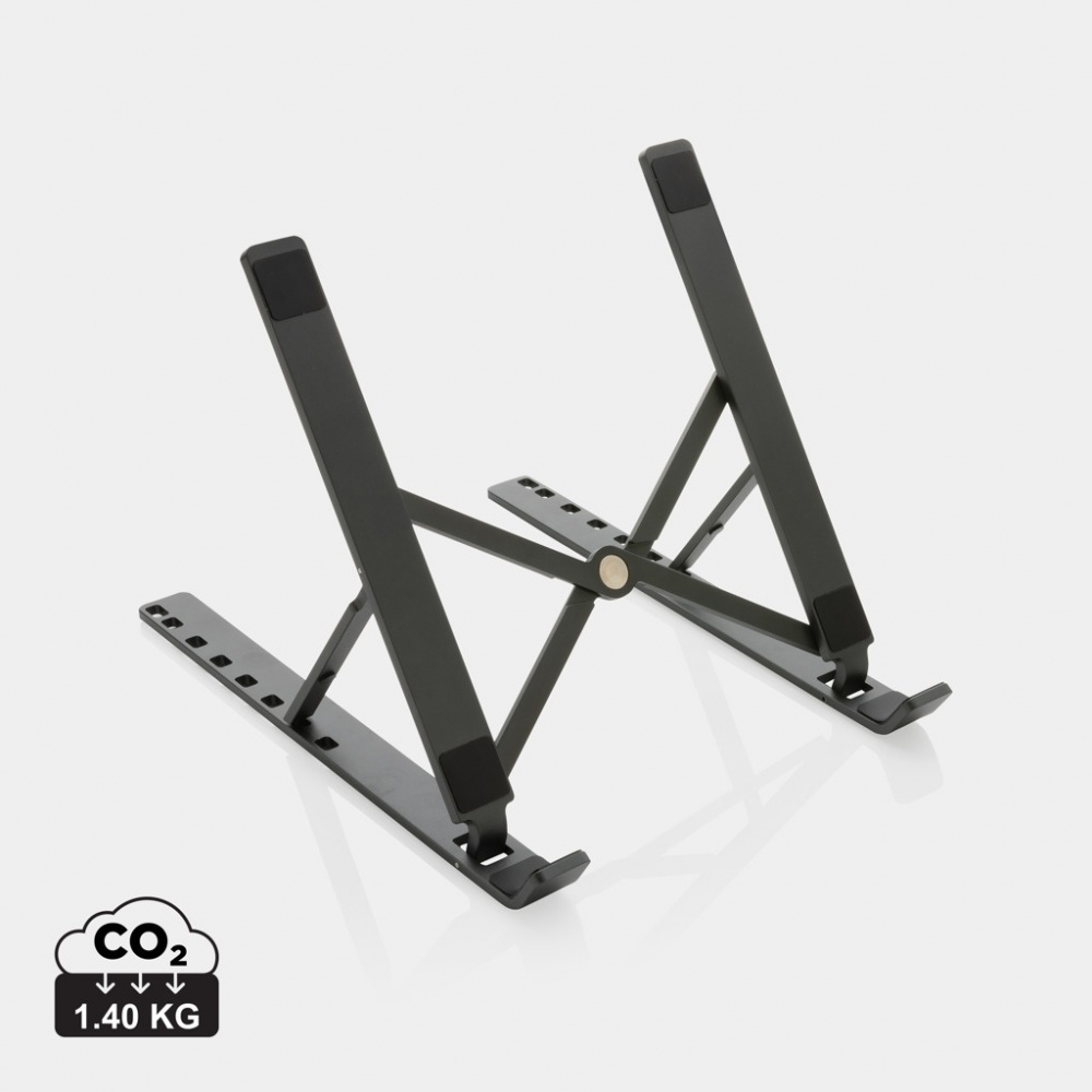 Logo trade promotional giveaways image of: Terra RCS recycled aluminium universal laptop/tablet stand