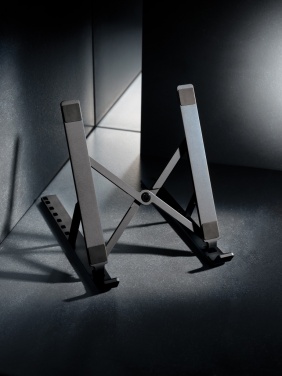 Logo trade promotional gifts image of: Terra RCS recycled aluminium universal laptop/tablet stand