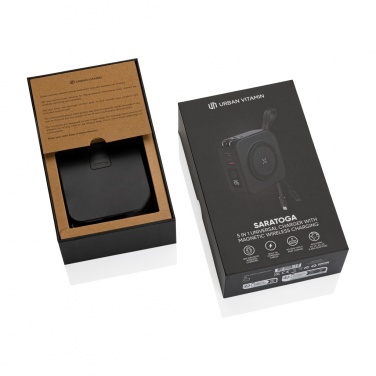 Logo trade promotional products picture of: Urban Vitamin Saratoga 5 in 1 universal charger