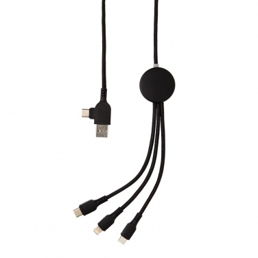 Logotrade promotional gift picture of: Light up logo 6-in-1 cable