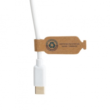 Logo trade promotional items image of: RCS recycled plastic Ontario 6-in-1 round cable