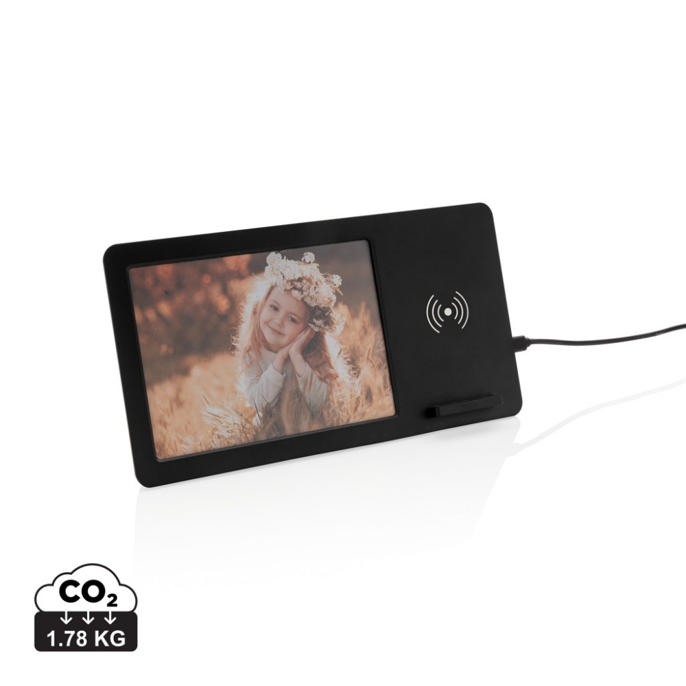 Logotrade promotional merchandise picture of: 5W Wireless charger and photo frame
