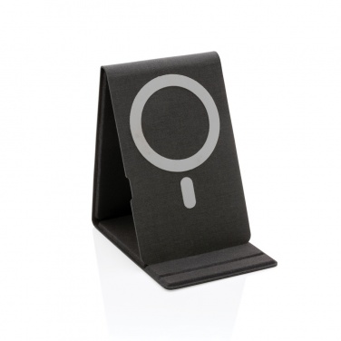 Logo trade corporate gifts picture of: Artic Magnetic 10W wireless charging phone stand
