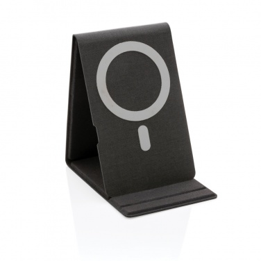 Logotrade advertising products photo of: Artic Magnetic 10W wireless charging phone stand