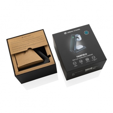 Logotrade promotional item image of: Urban Vitamin Fairfield 3 in1 RCS rplastic charger