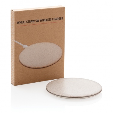 Logotrade promotional giveaways photo of: 5W Wheat straw wireless charger