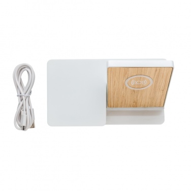 Logo trade promotional items image of: Ontario 5W wireless charger with speaker