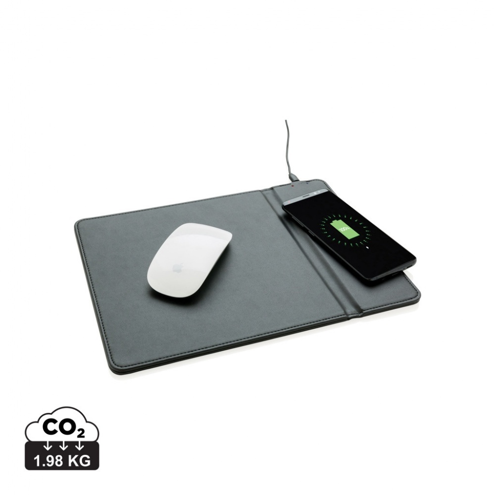 Logotrade promotional merchandise photo of: Mousepad with 5W wireless charging