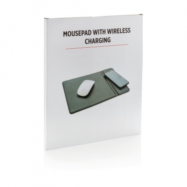 Logotrade promotional gift picture of: Mousepad with 5W wireless charging