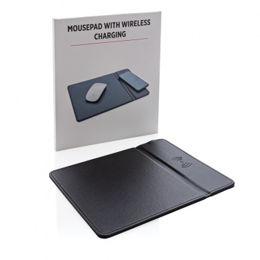 Logo trade promotional items picture of: Mousepad with 5W wireless charging