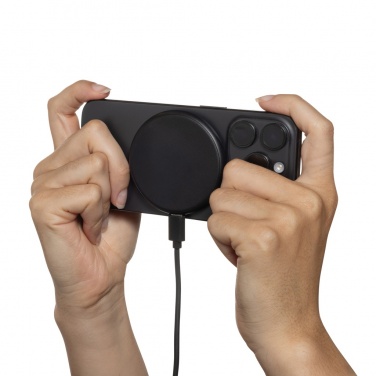 Logotrade promotional giveaway picture of: Magnapad 15W RCS rplastic magnetic 3 in 1 charging pad