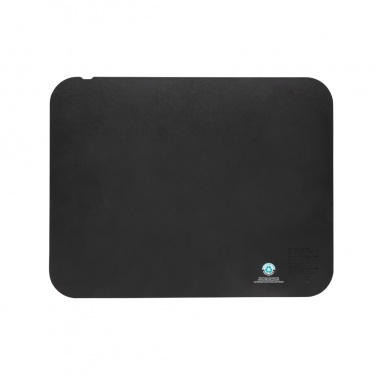Logo trade promotional items image of: Swiss peak RCS recycled PU 15W 3 in 1 charging mousepad