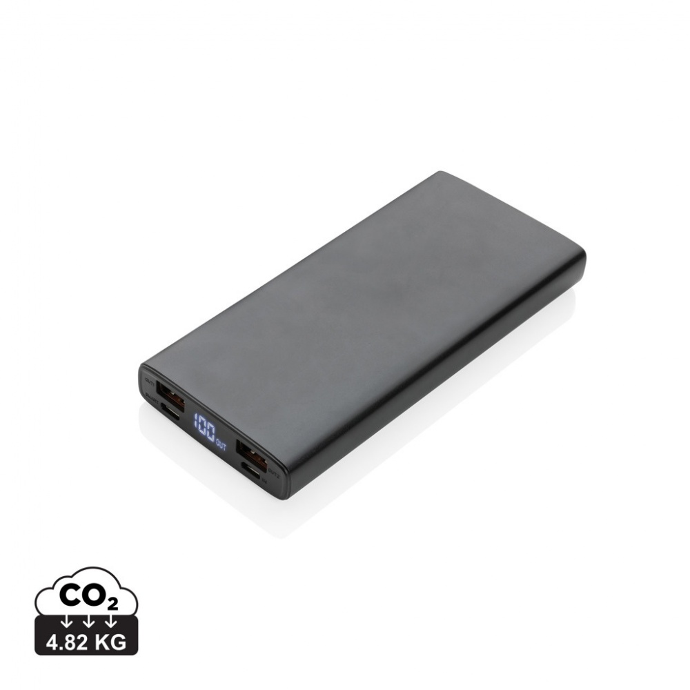 Logo trade corporate gifts picture of: Aluminium 18W 10.000 mAh PD Powerbank