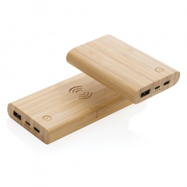Logotrade corporate gifts photo of: Bamboo 5.000 mAh powerbank