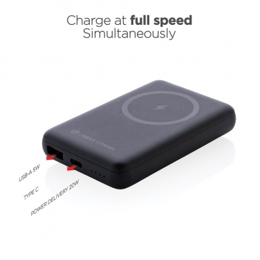 Logo trade business gift photo of: Urban Vitamin Los Altos RCS rplastic 5000mah powerbank