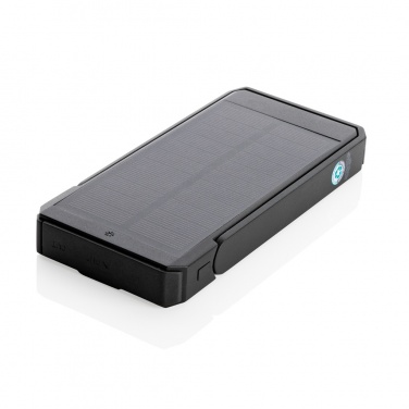 Logotrade promotional merchandise image of: Skywave RCS recycled plastic solar powerbank 10000 mAh
