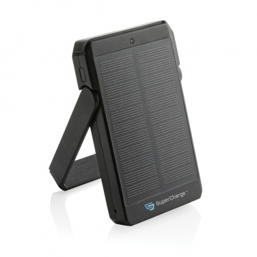 Logotrade advertising products photo of: Skywave RCS rplastic solar powerbank 5000 mAh 10W wireless