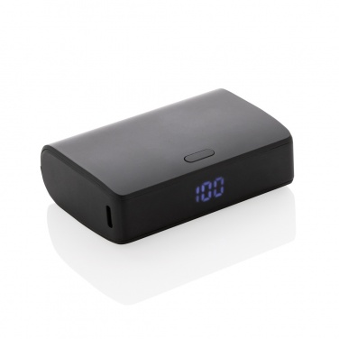 Logo trade promotional products image of: FlashCharge RCS rplastic 10000 mah fast charge powerbank