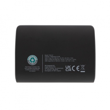 Logotrade promotional giveaway image of: FlashCharge RCS rplastic 10000 mah fast charge powerbank