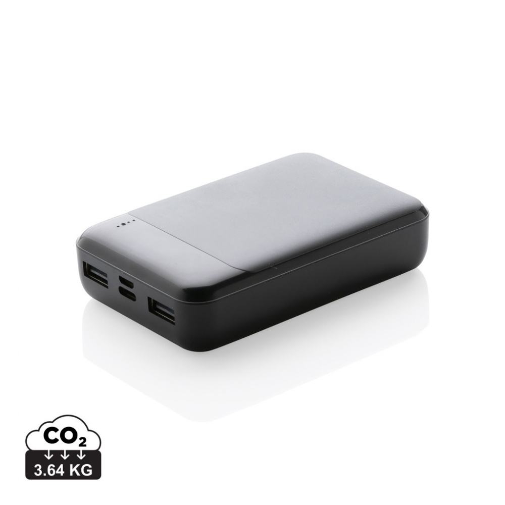 Logotrade promotional item picture of: RCS standard recycled plastic 10.000 mAh powerbank