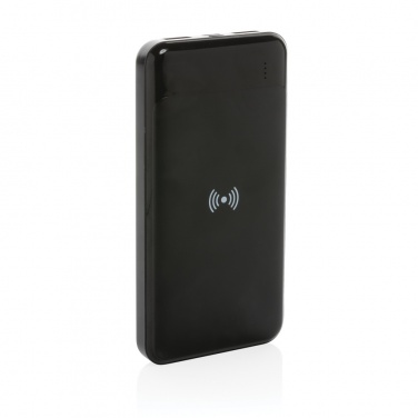 Logo trade promotional items image of: RCS standard recycled plastic wireless powerbank