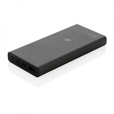 Logotrade promotional product picture of: Terra RCS recycled 18W aluminium powerbank 10.000 mAh