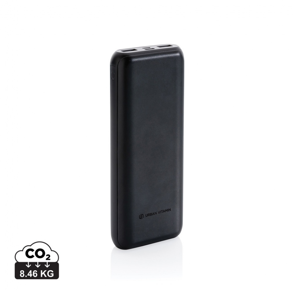 Logo trade promotional products picture of: Urban Vitamin Pasadena 20.000 mAh 18W PD powerbank