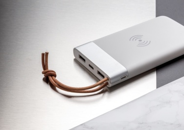 Logotrade promotional giveaway picture of: Aria 8.000 mAh 5W wireless charging powerbank