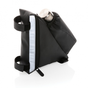 Logotrade promotional merchandise image of: PU high visibility bike frame bag with bottle holder