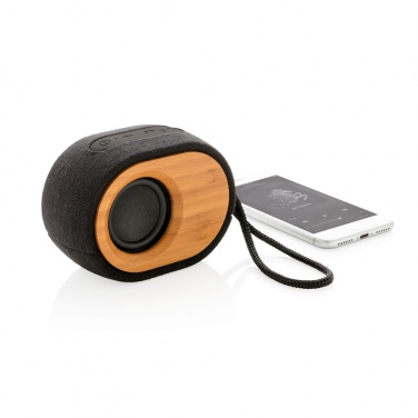 Logo trade promotional items image of: Bamboo X  speaker