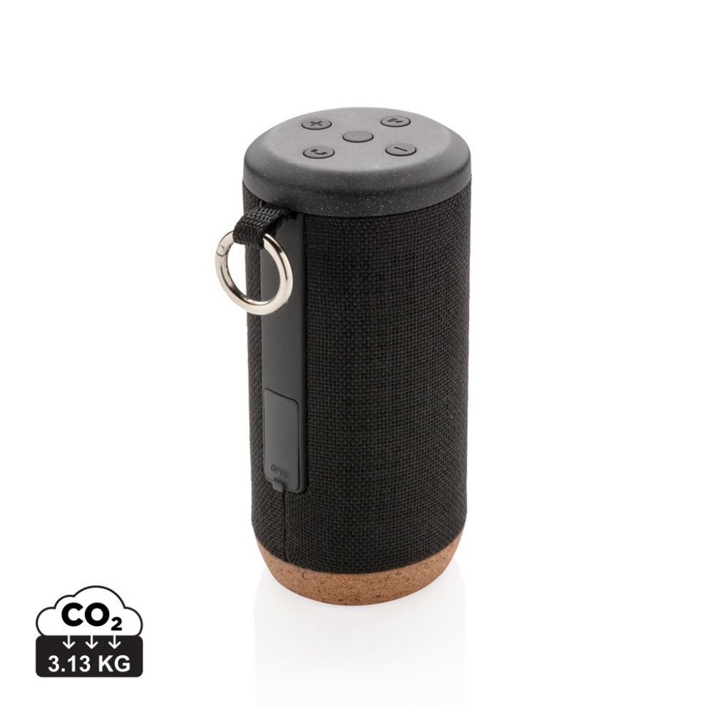 Logo trade promotional merchandise photo of: Baia 10W wireless speaker, cork