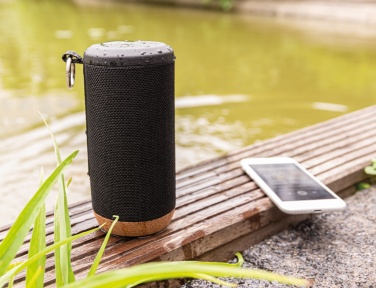 Logotrade promotional giveaway image of: Baia 10W wireless speaker, cork