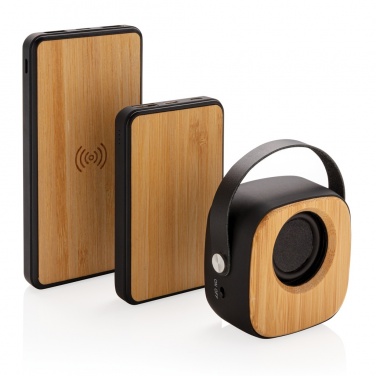 Logotrade corporate gifts photo of: Bamboo 3W Wireless Fashion Speaker