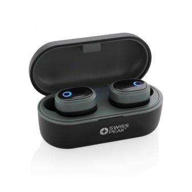 Logotrade promotional product image of: Swiss peak TWS earbuds